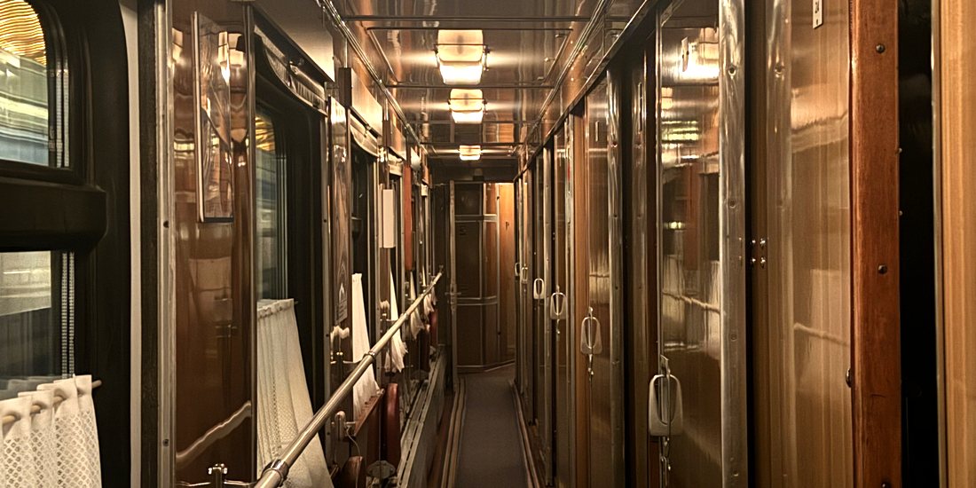The night train east, somewhere before the border